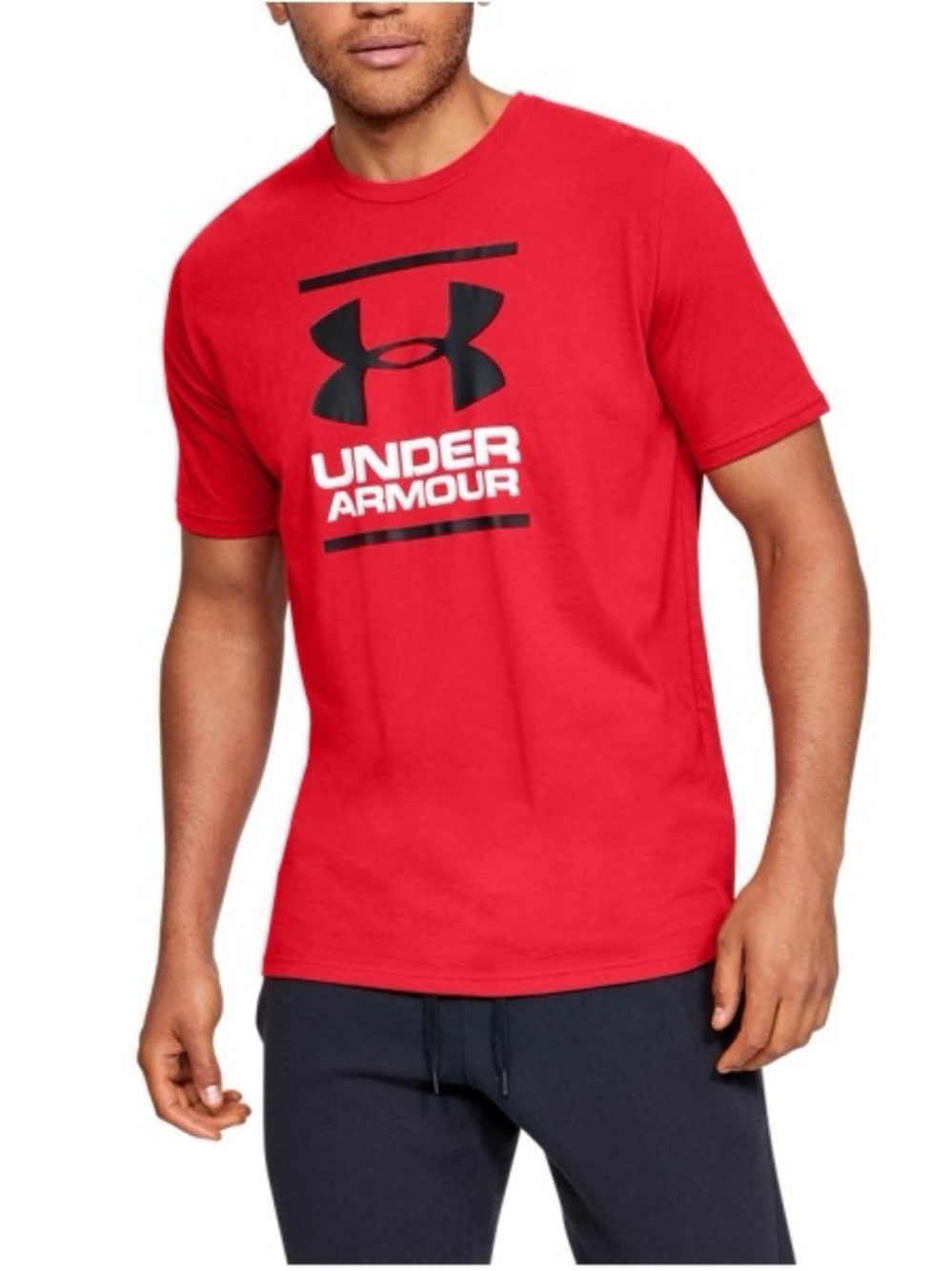 Under Armour UA GL Foundation Red Logo T-Shirt Men’s Size XL